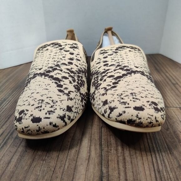 LOUISE ET CIE Loafer Artemid Snake Print Slip On Flats Women Sz 9 Washable Knit - Picture 4 of 14
